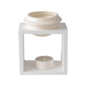 Wax Melt Warmer - White Wooden Base